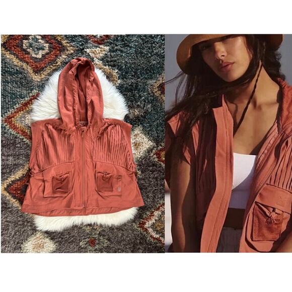 Free People Pleaty Please Vest | Sequoia | L | NWOT - Picture 1 of 16